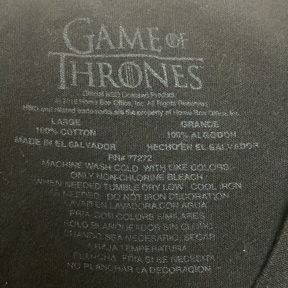 Game of Thrones Westeros Map Womens T-Shirt - Picture 6 of 7
